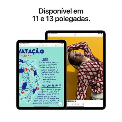 Imagem de iPad Air Apple 13" 1 TB, Chip M3, Wi-Fi, Câmera Traseira 12MP, Cinza-espacial - MCQ04BZ/A