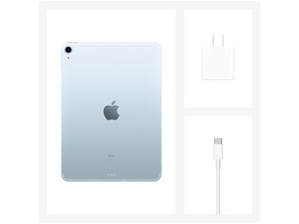 iPad Air Tela 10,9” 4ª Geração Apple Wi-Fi + Cellular 256GB Azul