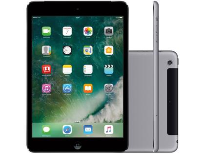 iPad Mini 2 Apple 4G 32GB Cinza Espacial Tela 7,9” - Retina Proc