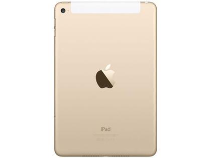 iPad Mini 4 Apple 4G 128GB Dourado Tela 7,9” - Retina Proc