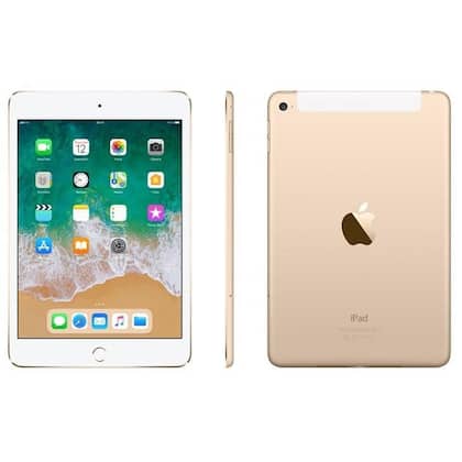 iPad mini 4 Apple, Tela Retina, 128GB, Dourado, Wi-Fi + Cellular