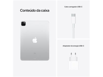 iPad Pro 11” Apple M1 Wi-Fi + Cellular 2T - Prateado - Apple iPad