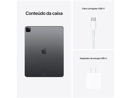iPad Pro 12,9” Apple M1 Wi-Fi 128GB - Cinza-espacial - Apple iPad
