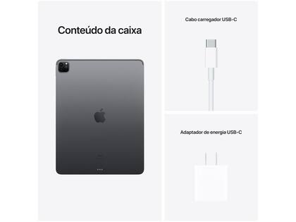 iPad Pro 12,9” Apple M1 Wi-Fi 256GB - Cinza-espacial - Apple iPad