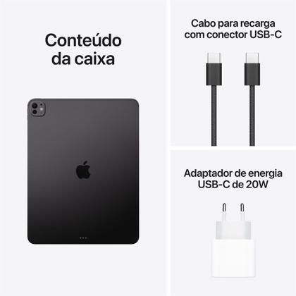 Imagem de iPad Pro de 13" Chip M5, Wi-Fi, 2TB, Câmera 12MP. Vidro Nano-Texture, Preto-espacial - MDYV4BZ/A