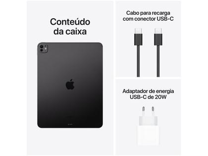 Imagem de iPad Pro de 13 polegadas Wi-Fi 256GB com vidro convencional - Preto-espacial