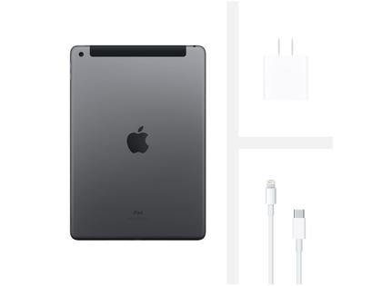 iPad Tela 10,2” 8ª Geração Apple Wi-Fi + Cellular 128GB Cinza