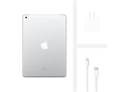 iPad Tela 10,2” 8ª Geração Apple Wi-Fi + Cellular 32GB - Prateado