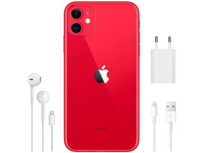 iPhone 11 Apple 128GB (PRODUCT)RED 6,1” 12MP iOS - iPhone