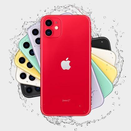 Apple iPhone 11 RED 128ギガ iPhone 11 Apple (PRODUCT) Vermelho, 128GB Desbloqueado - MHDK3BR/A