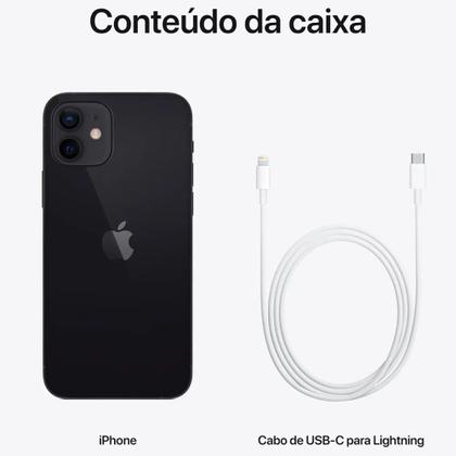 Iphone 12 Apple 128GB Preto, Tela 6.1
