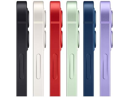 iPhone 12 Apple 128GB Preto Tela 6,1” - Câm. Dupla 12MP iOS