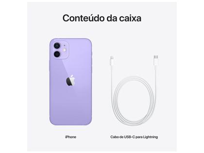 iPhone 12 Apple 128GB Roxo Tela 6,1” 12 MP iO - iPhone 12