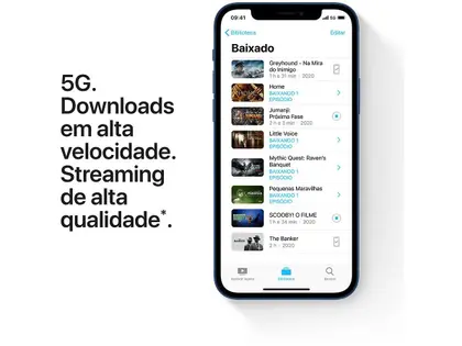 iPhone 12 Apple 256GB Azul Tela 6,1” 12MP iOS - iPhone 12