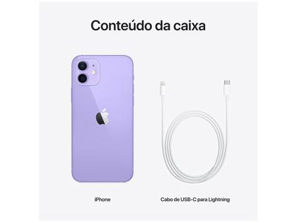 Imagem de iPhone 12 Apple 256GB Roxo Tela 6,1” 12 MP iOS