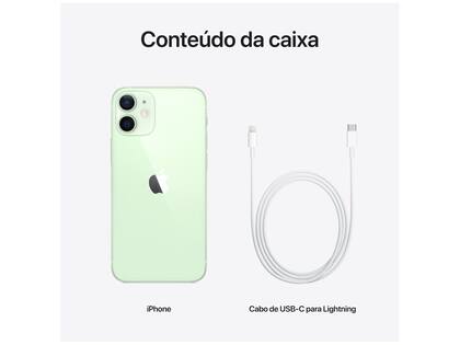 iPhone 12 Mini Apple 128GB Verde 5,4” - Câm. Dupla 12MP iOS