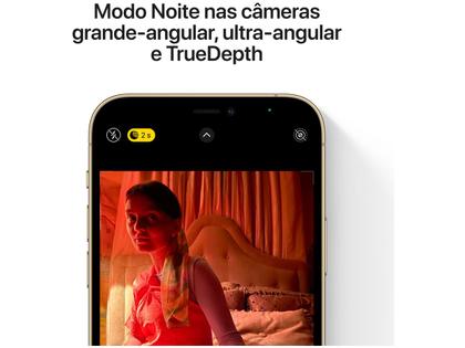 iPhone 12 Pro Max Apple 128GB Dourado 6,7” - Câm. Tripla