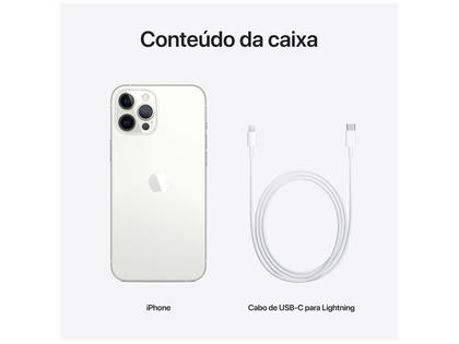 iPhone 12 Pro Max Apple 128GB Prateado 6,7” - Câm. Tripla