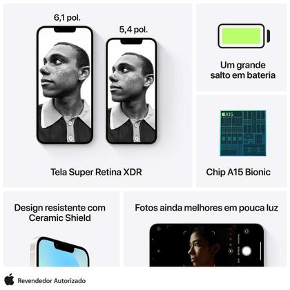 iPhone 13 Apple (128GB) Estelar, Tela de 6,1
