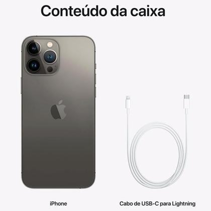 Iphone 13 Pro Max 128GB Grafite, Tela 6.7, 5G, Câmera Tripla 12MP