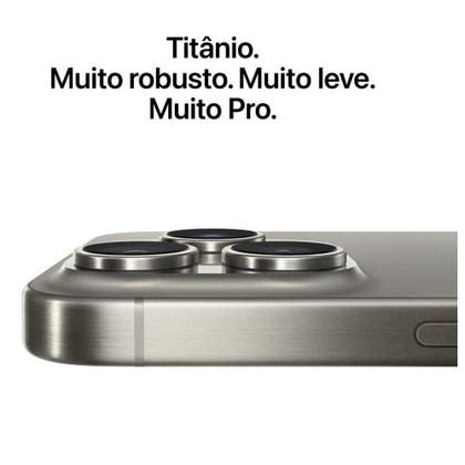 iPhone 15 Pro Max Apple (256GB) Titânio Natural, Tela de 6,7