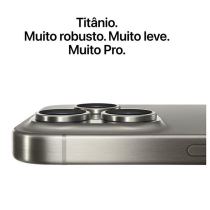 iPhone 15 Pro Max Apple (512GB) Titânio Azul, Tela de 6,7