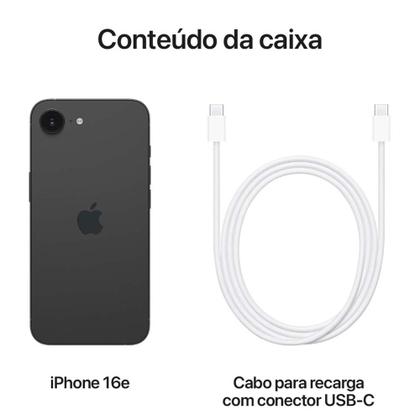 iPhone 16e Apple (256GB) Preto, Tela de 6,1