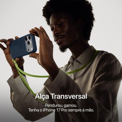 Imagem de iPhone 17 Pro Apple 256GB, Câmera Tripla Fusion de 48MP, Tela 6.3" Super Retina XDR, Azul-intenso