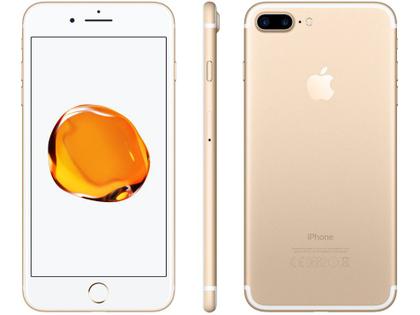 iPhone 7 Plus Apple 128GB Dourado 4G Tela 5.5” - Câm. 12MP +
