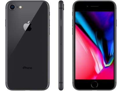 iPhone 8 Apple 128GB Cinza-Espacial 4,7” 12MP - iOS Imagem de iPhone 8 Apple 128GB Cinza-Espacial 4,7” 12MP