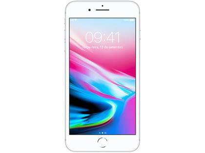 iPhone 8 Plus Apple 256GB Prata 4G - Tela 5,5” Retina Câmera 12MP