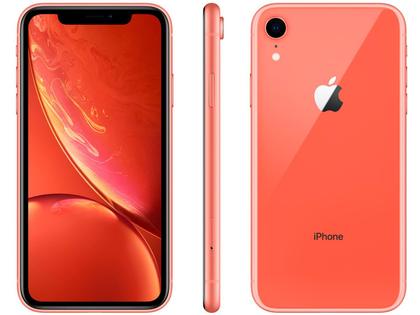 iPhone XR Apple 128GB Coral 6,1” 12MP iOS - iPhone - Magazine Luiza