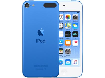 iPod Touch Apple 128GB Azul - Resolução Câmera iSight 8MP - MP3