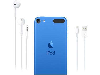 iPod Touch Apple 128GB Azul - Resolução Câmera iSight 8MP - MP3