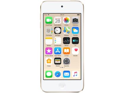 iPod Touch Apple 128GB Dourado - Resolução Câmera iSight 8MP - MP3