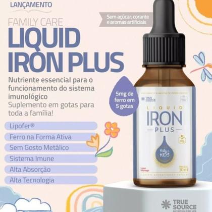 Imagem de Iron Plus Liquido Baby & Kids Ferro , 30 ml em gotas True Source 