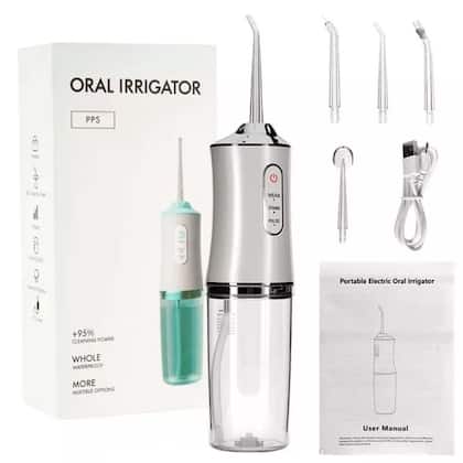 Imagem de Irrigador Oral Elétrico Jato D Água Limpador Dental Bucal