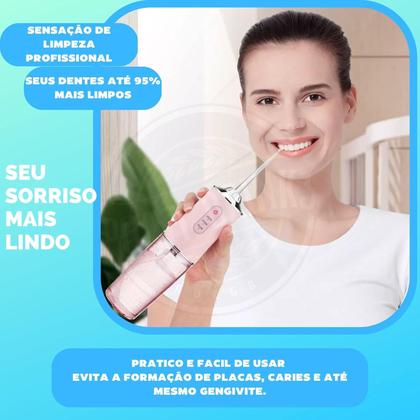 Imagem de  Irrigador Oral Elétrico Jato Dágua Limpador Dental E Bucal