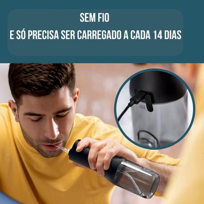 Imagem de Irrigador Oral Limpeza Jato Agua Aparelho Power Dentes