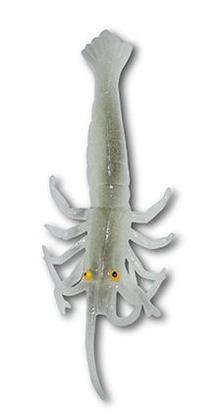 Imagem de Isca artificial camarão de silicone 6cm com 5 unidades