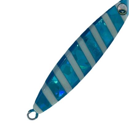 Imagem de Isca Artificial de Pesca Pescaria Jignesis VFox Sea Swift 60g 9,5cm  Cor 01 Azul Claro