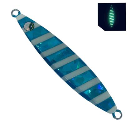 Imagem de Isca Artificial de Pesca Pescaria Jignesis VFox Sea Swift 60g 9,5cm  Cor 01 Azul Claro