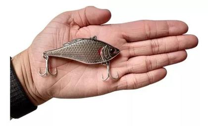 Imagem de Isca Artificial Lambari Prata Meia Agua Maruri 70 15gr Pesca Tucunaré Traíra Dourado