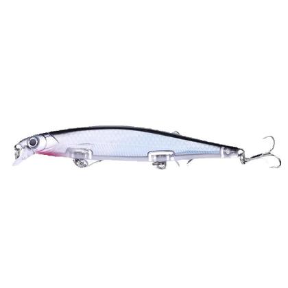 Imagem de Isca Artificial Laser Hard Minnow 13g 11cm Com Olhos 3D, Ação Lenta E Afundamento Lento Para Pesca