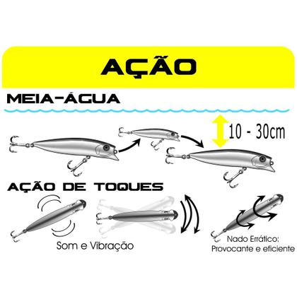 Imagem de Isca Artificial Marine Sports - Brava 77 - 7,7cm 7,2gr Várias Cores