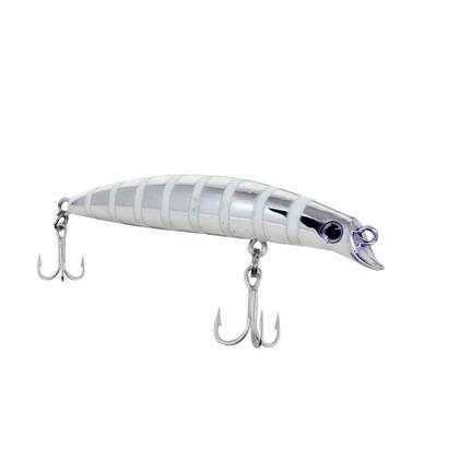 Imagem de Isca Artificial Meia Agua Destroyer 7.5cm 6g Cor 54 Cromada com Glow - Yara