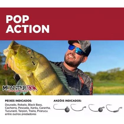 Imagem de Isca Artificial Monster 3X Pop Action 17 cm