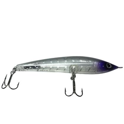 Imagem de Isca Artificial Pesca Tiemco Red Pepper Robalos E Tucunarés Superfície Stick Cor Bone Silver 10cm 9g