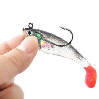 Imagem de Isca artificial silicone realista para tucunaré robalo traíra