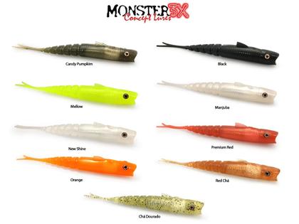 Imagem de Isca Artificial Soft Monster 3X Pop-Action (17cm) 2 Unidades - Várias Cores